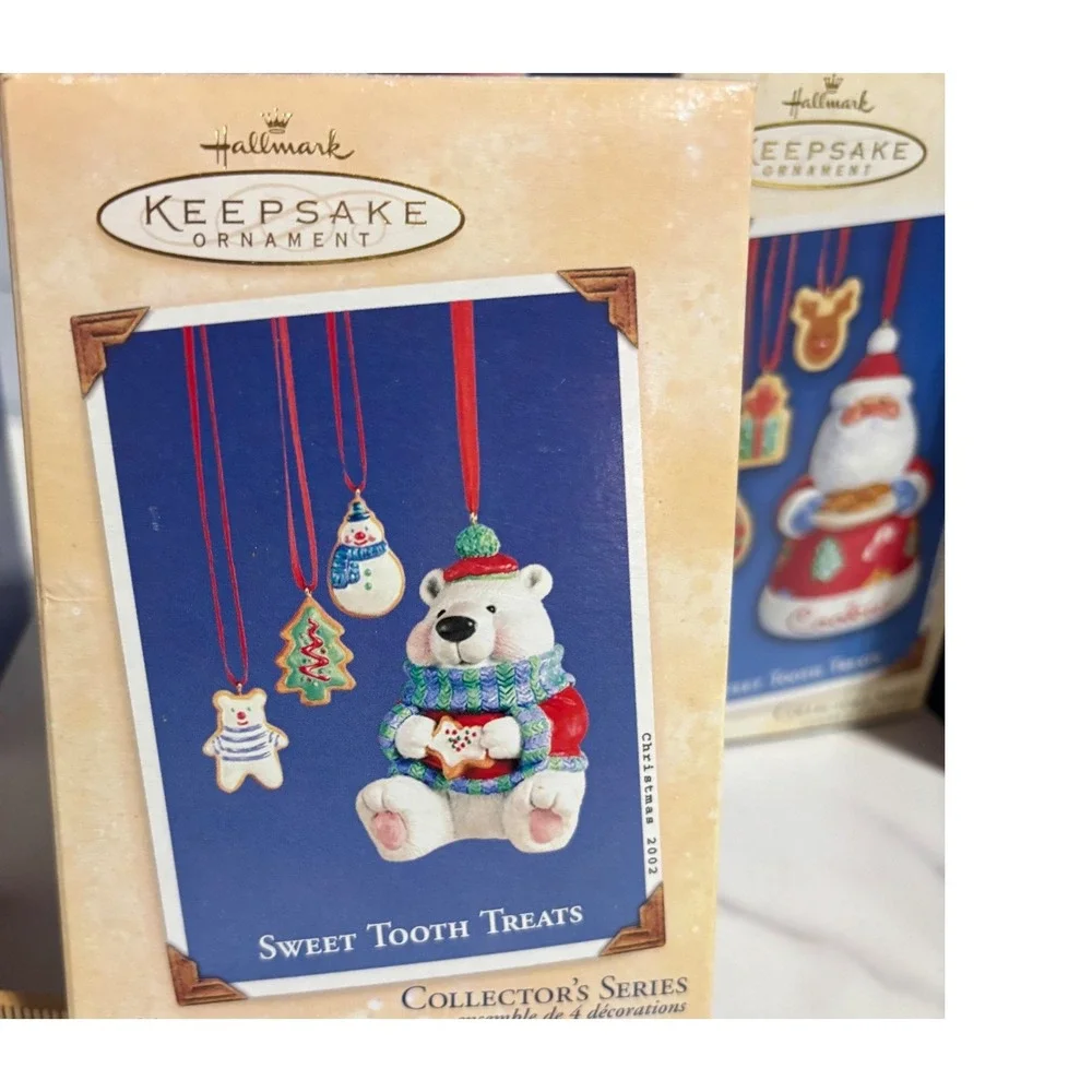 Hallmark Keepsake Sweet Tooth Treats Ornaments 2002-2005 Collector's Series Lot